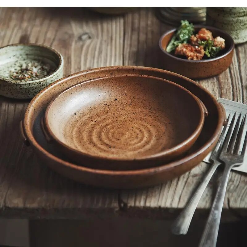 จานชามเซรามิกสไตล์ญี่ปุ่นทำมือ - Home Cooking Japanese บทวิจารณ์และราคา