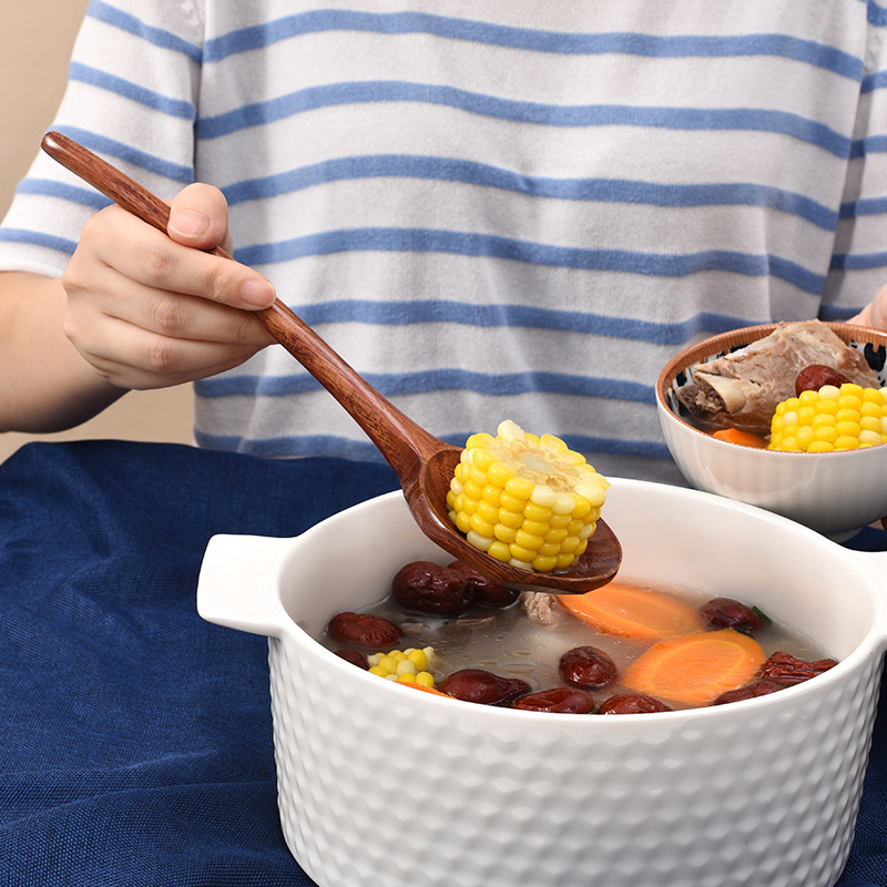 ช้อนไม้ด้ามยาวสำหรับราเมน อุปก - Home Cooking Japanese บทวิจารณ์และราคา