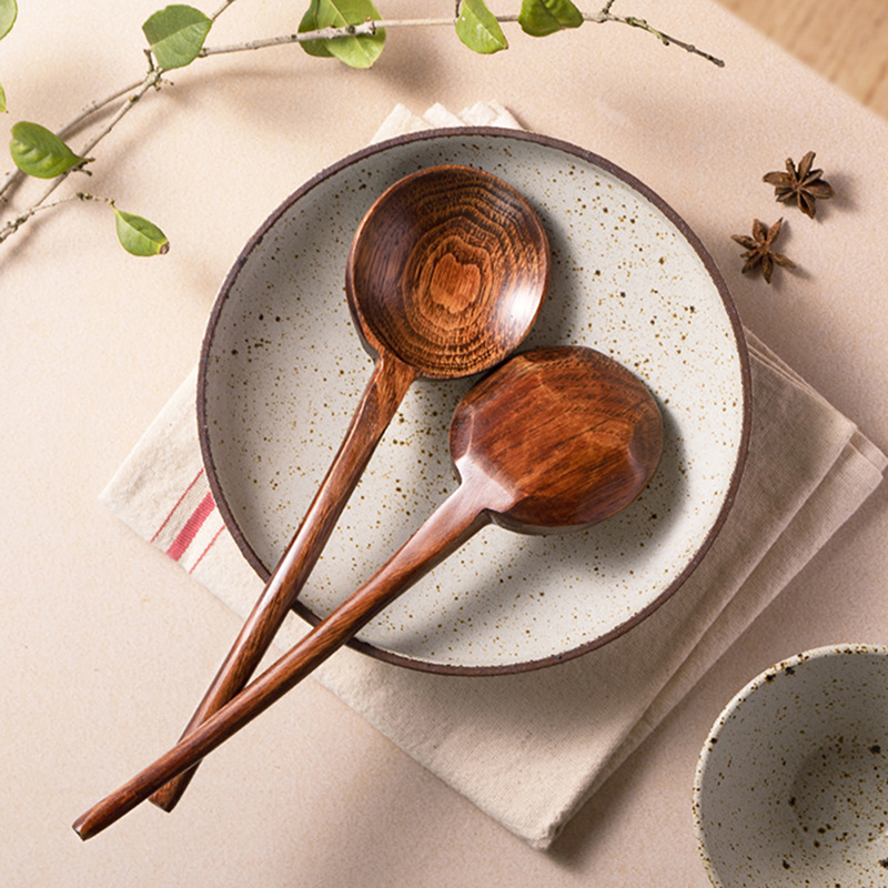 ช้อนไม้ด้ามยาวสำหรับครัวญี่ปุ่ - Home Cooking Japanese บทวิจารณ์และราคา