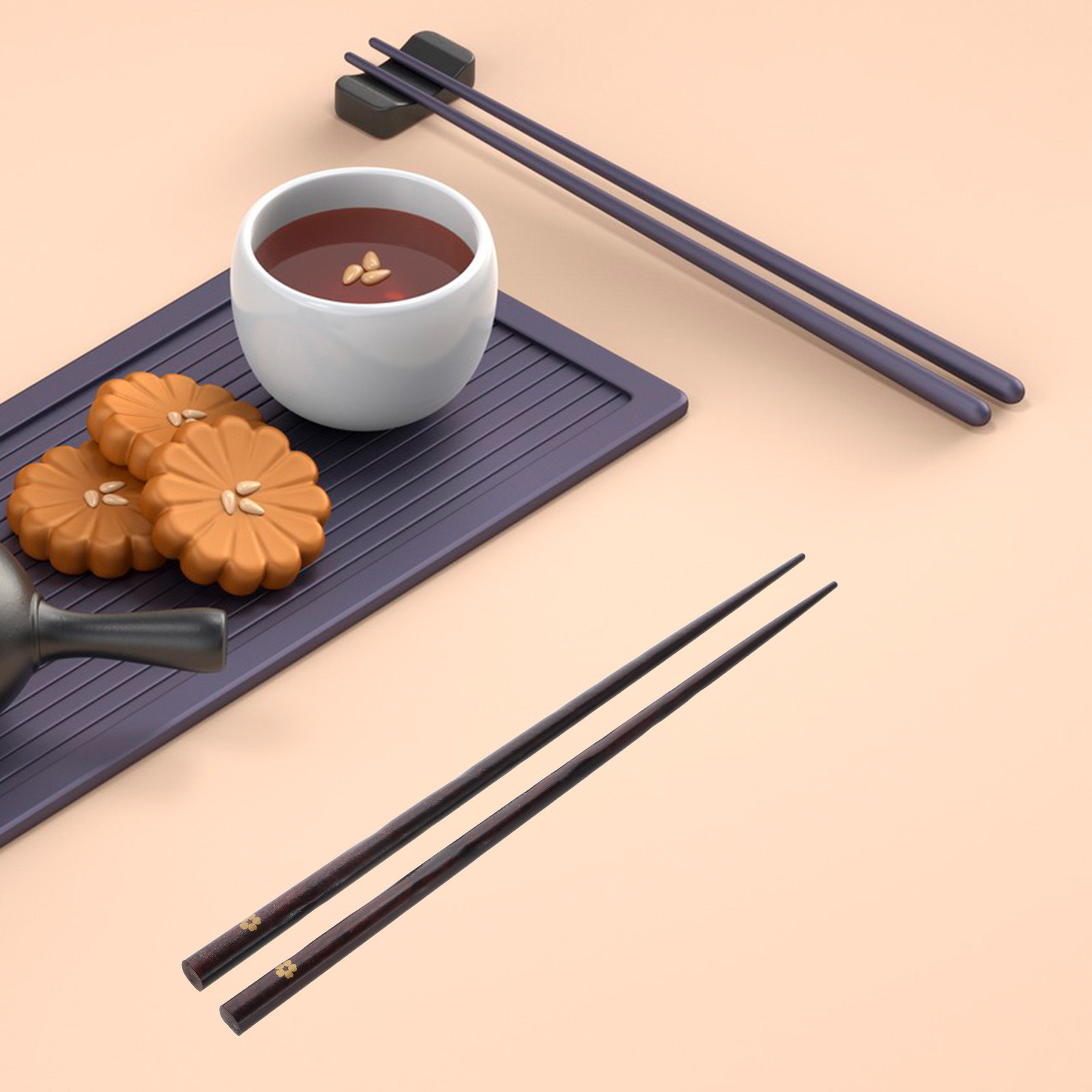 ตะเกียบไม้สไตล์ญี่ปุ่น ตะเกียบ - Home Cooking Japanese บทวิจารณ์และราคา